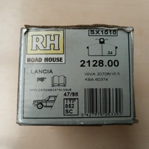2128.00 JUEGO 4 PASTILLAS DE FRENO