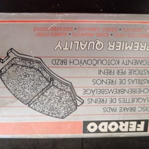 FDB712A JUEGO 4 PASTILLAS DE FRENO